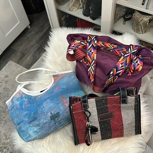 3 Handbag Bundle NEW! $90 VALUE FIRM PRICE!!